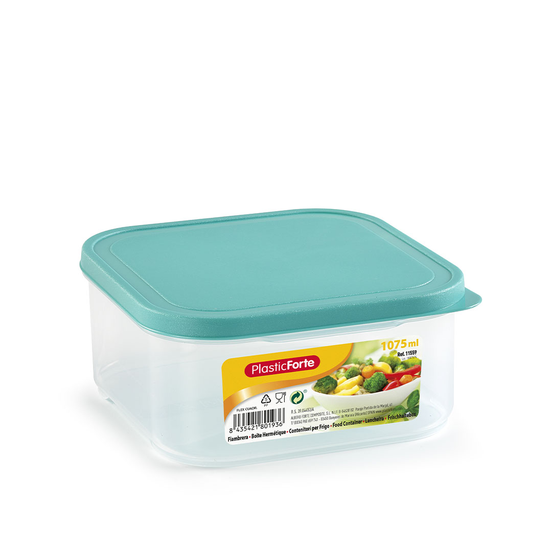 Fiambrera Flex Cuadrada 1075 ml