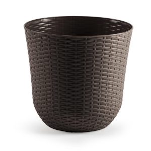 Maceta Rattan Redonda 33 cm