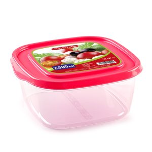 Fiambrera Basic Cuadrada 2,5 L