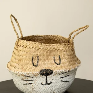 Bigotes (Canasto de Fibra Natural), L