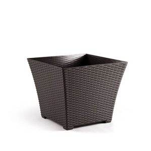 Maceta Rattan Cuadrada 30 cm