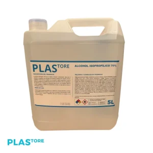Alcohol Isopropilico 70% Plastore 5 Lts