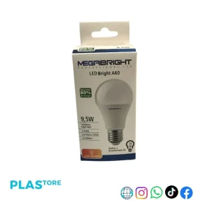 Ampolleta Led Luz Calida Megabright  9.5W E27