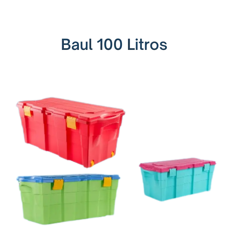 Caja Baul 100 Litros Wenco | Con Ruedas - Imagen 2