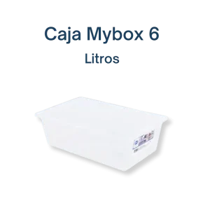 Caja Mybox 6 Lts Wenco | Caja Organizadora Apilable