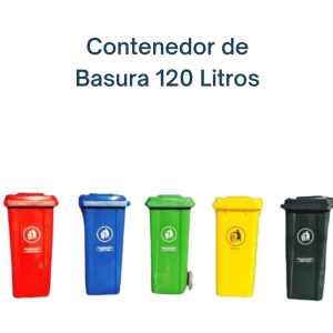 Contenedor de Basura 120 Litros | Certificado EN840