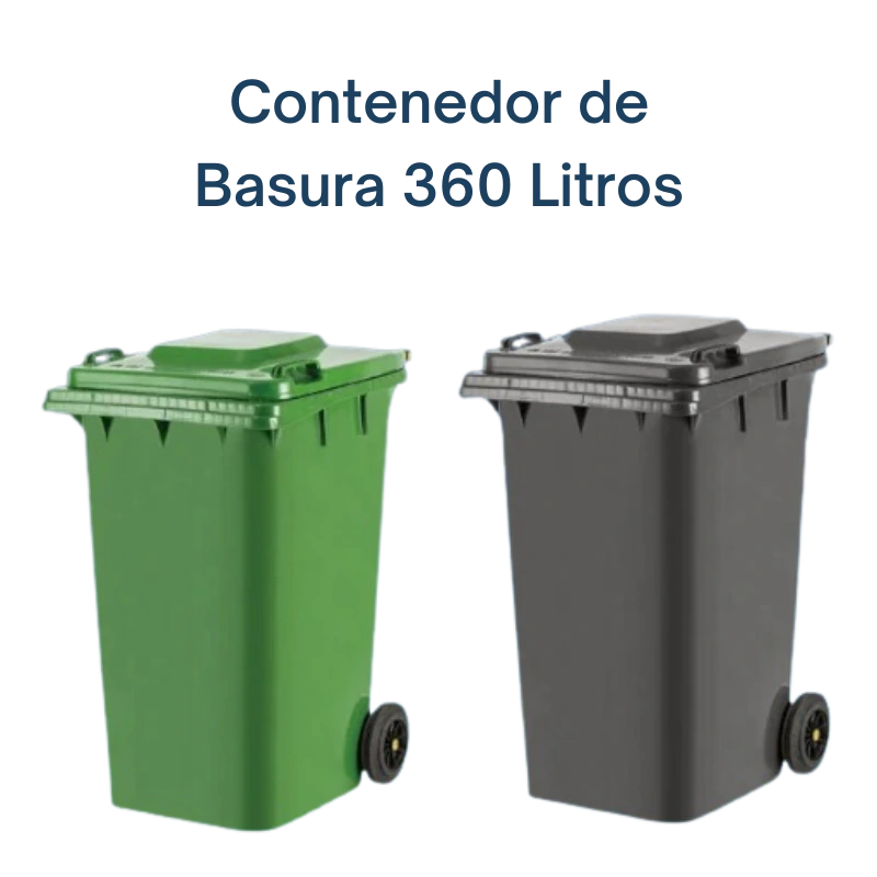 Contenedor de Basura 360 Litros | Certificado EN840