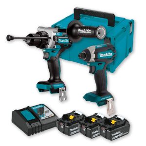 Makita DLX2418TJ kit herramientas a batería DHP486 + DTD153 3 x 5ah baterías