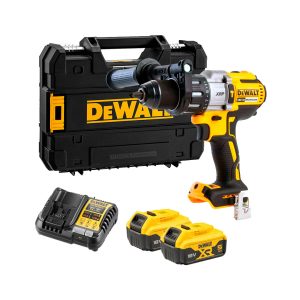 Taladro percutor Dewalt DCD996P2 XRP 18V, motor sin escobillas, con 2X5Ah baterías, cargador y maletín Tstak