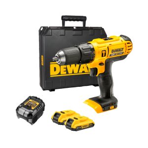 Taladro percutor a batería 18V Dewalt DCD776D2, 2 x 2ah baterías