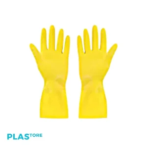 Guante Domestico Latex Amarillo