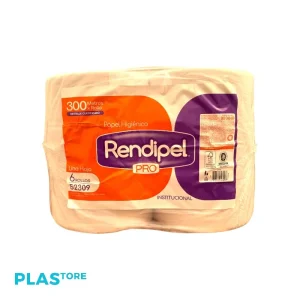 Papel Higiénico Rendipel 300 mts Pack 6 unid