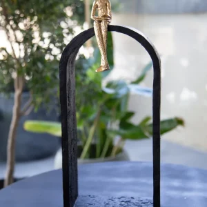 Escultura Hombre en el Arco 18x11x44 cm