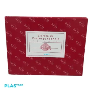Libreta De Correspondencia Pequeña 100 Hojas Rem | Tapa Dura