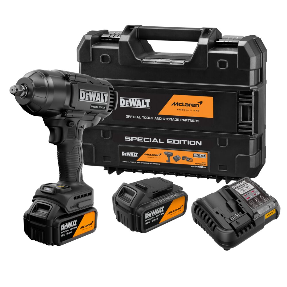 DeWALT DCF99MP2T-QW Llave de Impacto McLaren XR 18V 1/2″ 1.356 Nm 2 x 5,0 Ah - Imagen 2