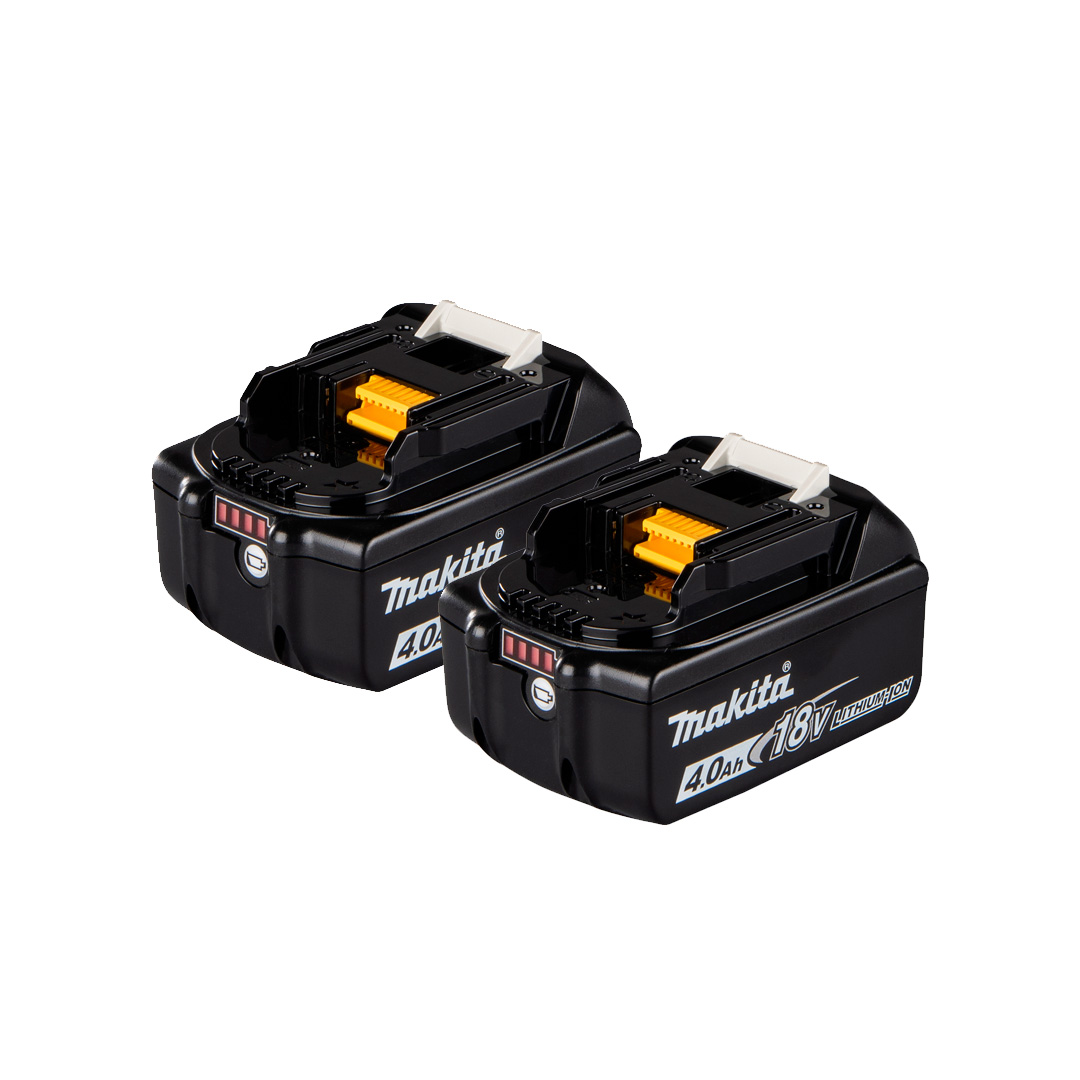 Pack de 2 Baterías Makita Li-ion LXT BL1840B 4.0 Ah