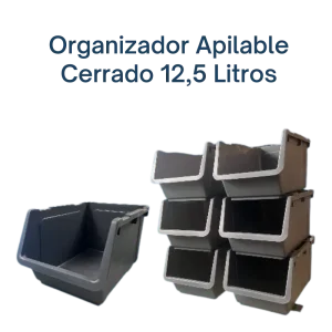 Organizador Apilable Cerrado Multiuso 12.5 Litros