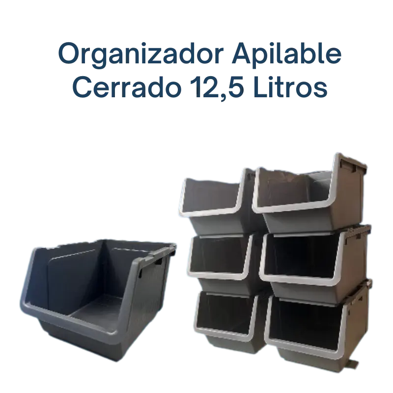 Organizador Apilable Cerrado Multiuso 12.5 Litros
