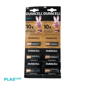 Pila Duracell AA Tira 12 Und