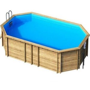 Piscina de madera Weva 0cto + 8,40 x 4,90 x 1,46m