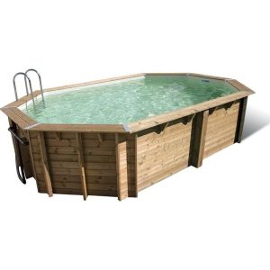 Piscina de madera Ocea 5,50 x 3,55 x 1,20m