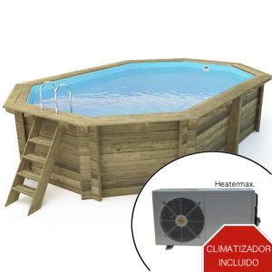Piscina de madera Weva Octo 5,30 – 5,28 x 1,33m