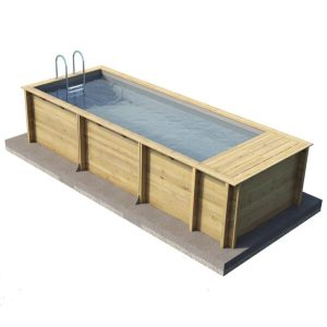 Piscina de madera POOL’N BOX 6,10 x 2,37 x 1,33m