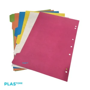 Separador Oficio 6 Divisiones Surtido Halley