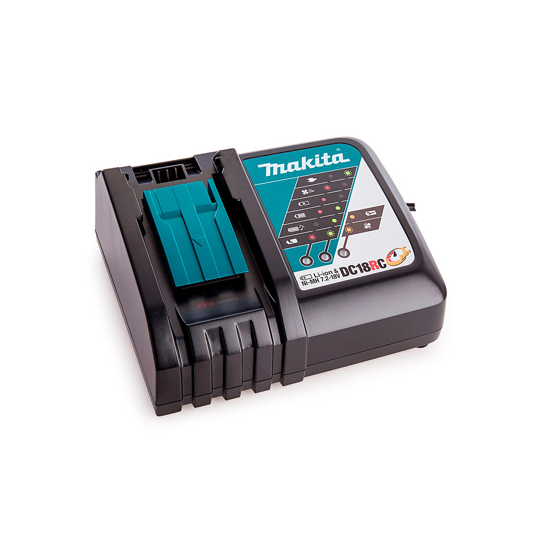 Kit herramientas Makita DHP486+DGA504+DTW1002, 4x baterías 5Ah - Imagen 7