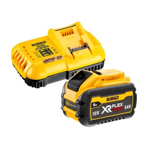 Kit batería Dewalt DCB547 9AH Flexvolt + cargador rápido DCB118