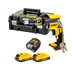 Atornillador tabiquería seca Dewalt DCF620D2 18V XR, dos baterías de 2Ah y cargador