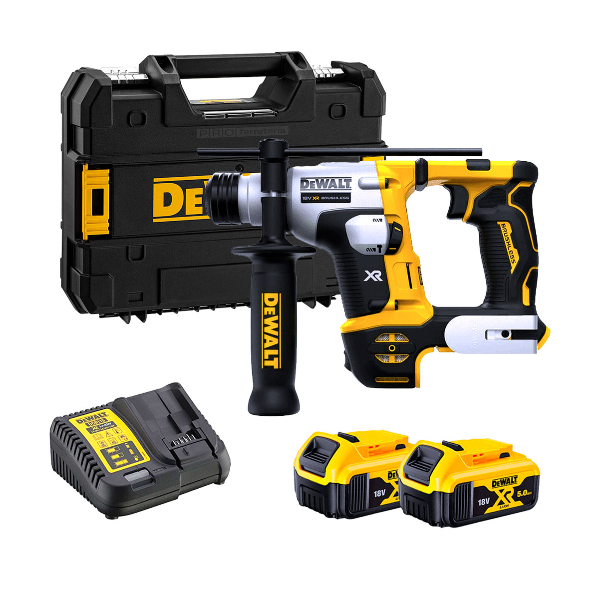 Dewalt DCH172P2 Martillo percutor XR 18V SDS-Plus 1,4J - Imagen 2