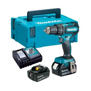 Makita DHP485RTJ taladro percutor a batería 18V, 2 x 5 ah baterías