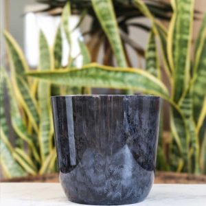 Madrid 19 Azul (Macetero Plástico Reciclado M)