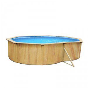 piscina Caracas imitación madera