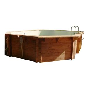 Piscina de madera Athena 6.10m x 4m altura 1.30m