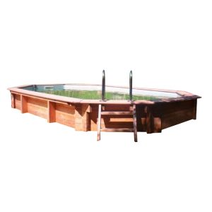 Piscina de madera Athena 4.80m x 3.30m altura 1.30m