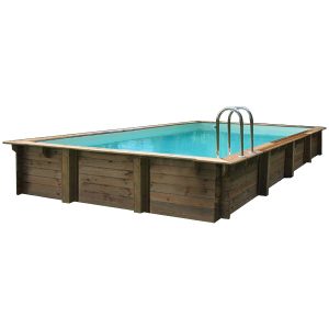 Piscina de madera Nika Rect 10,20 x 5,20 x 1,44m