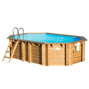 Piscina de madera Octo + 540 – 5,23 x 3,13 x 1,20m