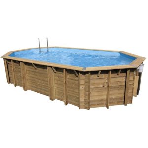 Piscina de madera Azura 7,50 x 4,00 x 1,30m