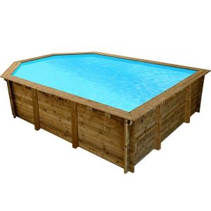 Piscina de madera Nika 6.38 x 4.57 x 1.45 m