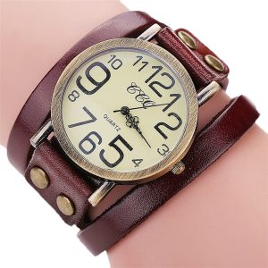 Reloj Retro de Cuero