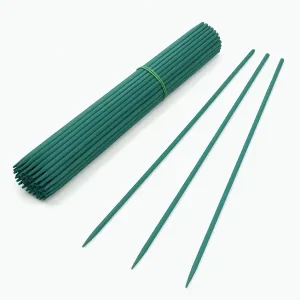 50 Tutores para Plantas – Soporte para Plantas de 70 cm – Ø 5,5/6mm estacas para jardín – Flores – Varillas -Color Verde