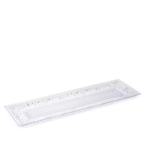 Bandeja rectangular Crystal 15 x 46 cm